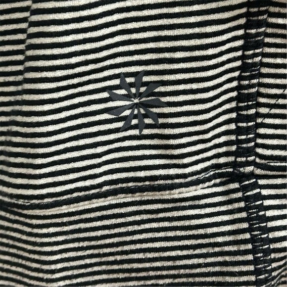 Athleta Heavenly Heights Navy and White‎ Striped Hoodie Size Small - Picture 5 of 13